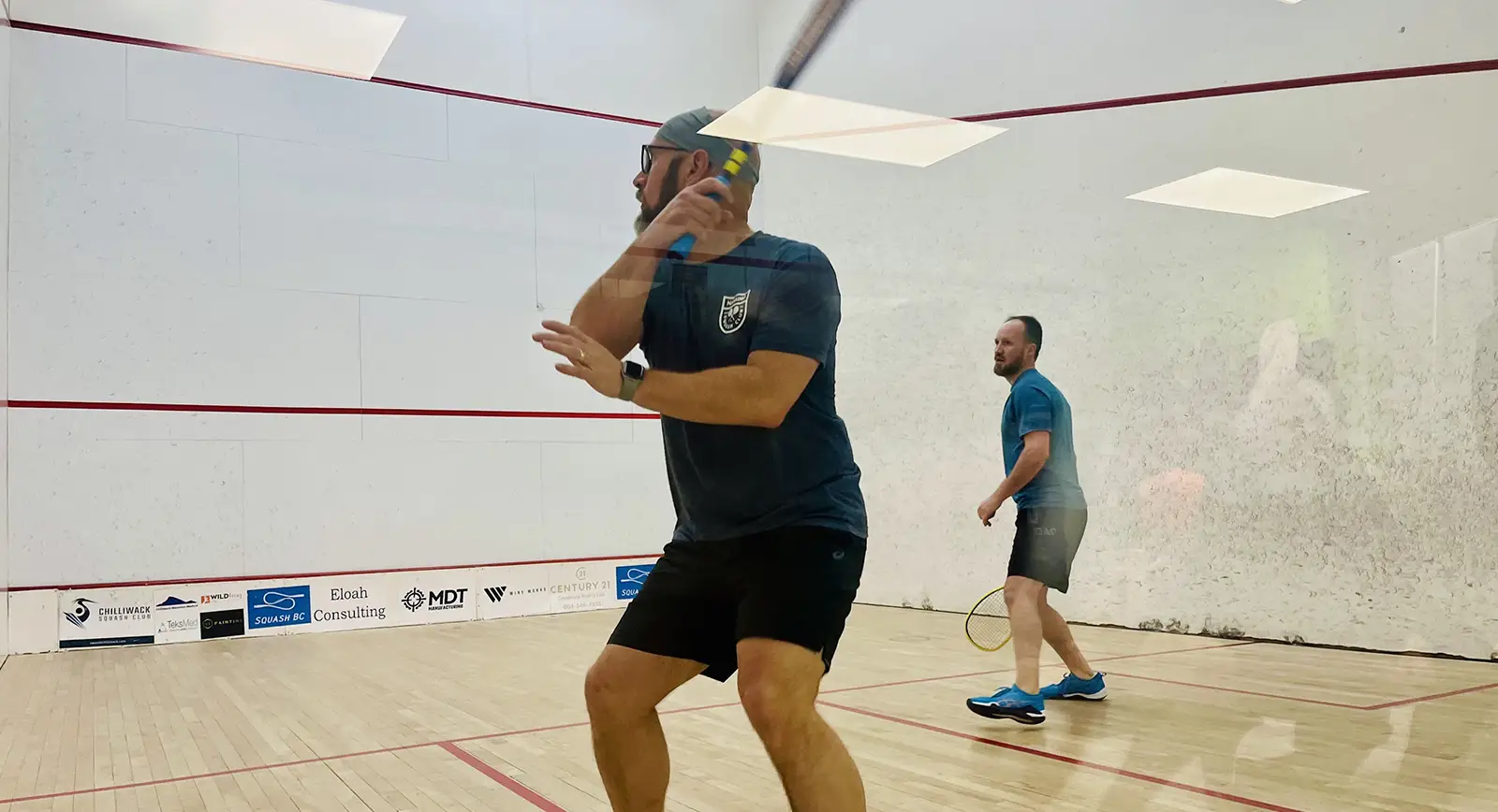 Squash players